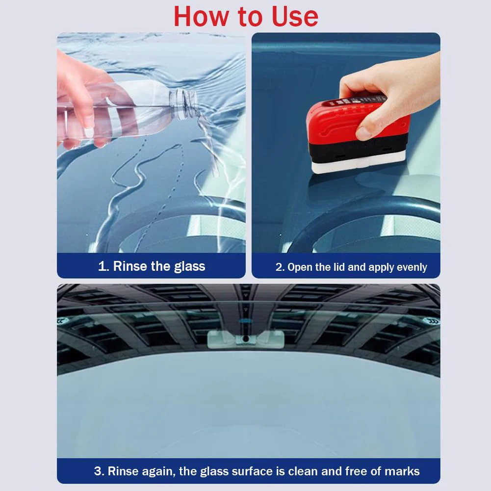 Car Glass Oil Film Remover Aut - огляд і ціна Car Cleaning Brush